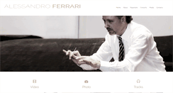 Desktop Screenshot of alessandroferrari.info